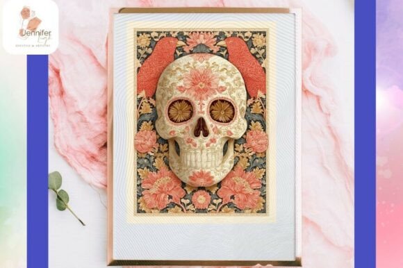 Download Sugar Skull Raven Womens Gothic Png - Gothic png Collection