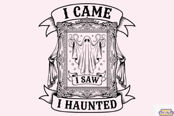 Download I Came I Saw I Haunted Png Halloween - Haunted png Collection